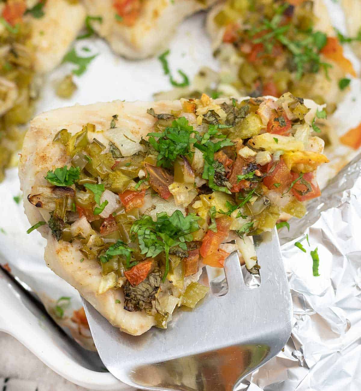 Oven-Baked Sea Bass Fillets in Foil