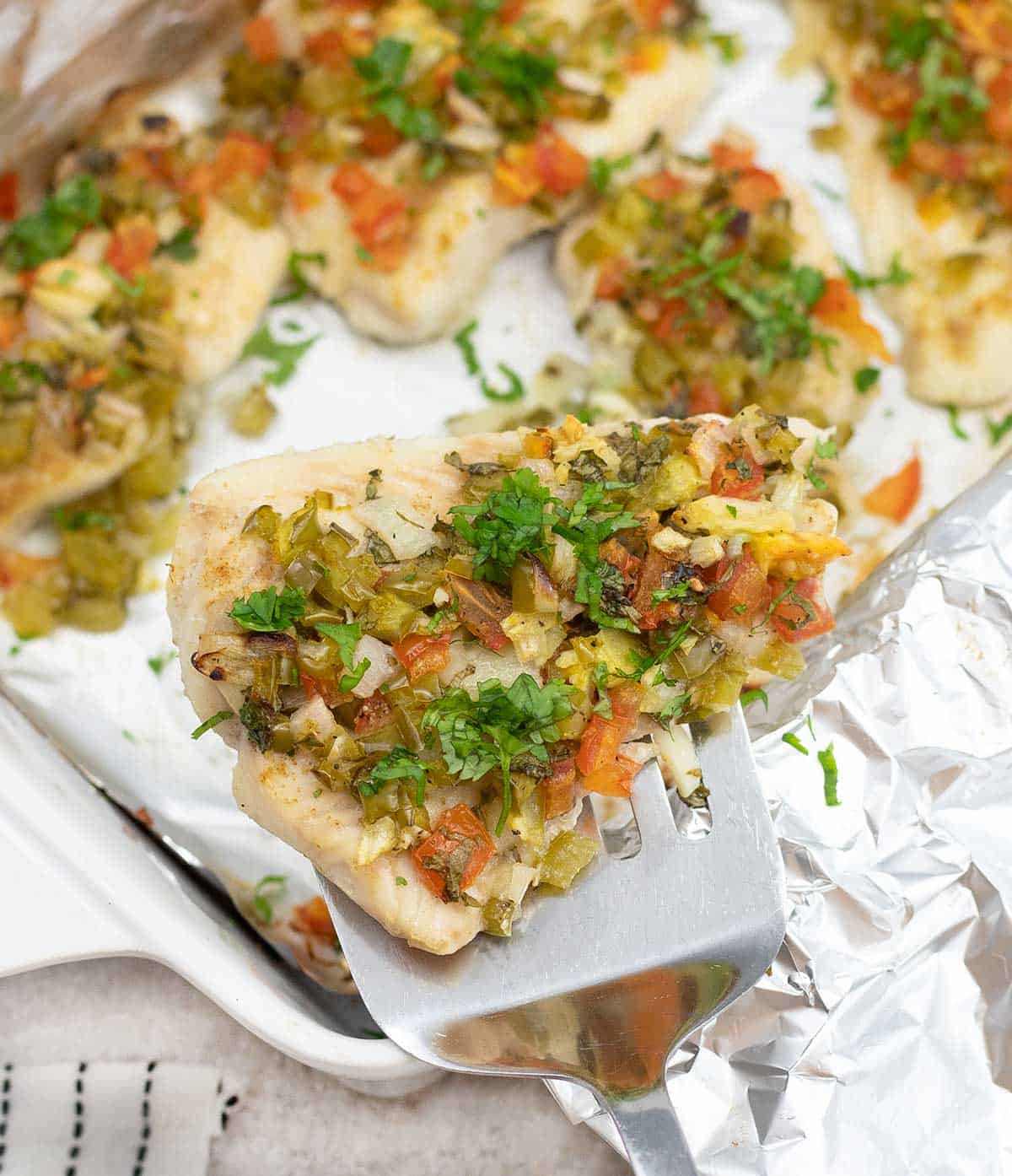 Oven-Baked Sea Bass Fillets in Foil