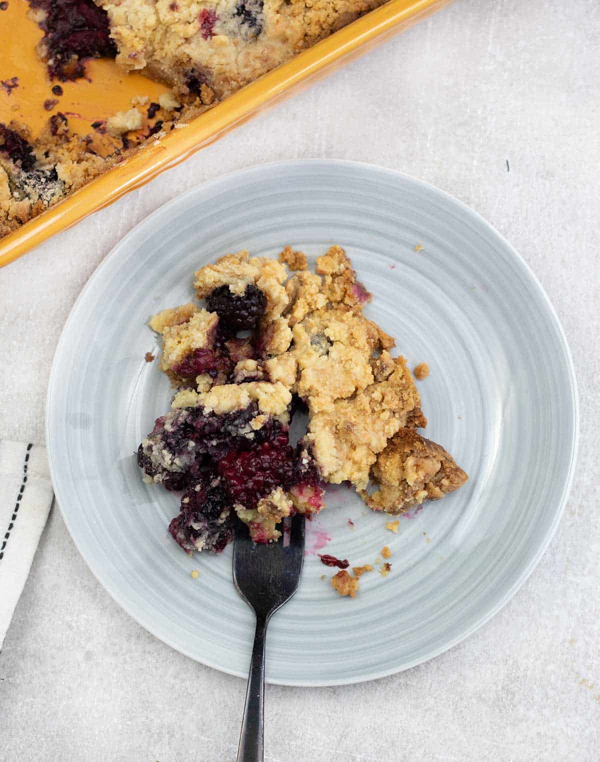 Easy Blackberry Cobbler With Cake Mix