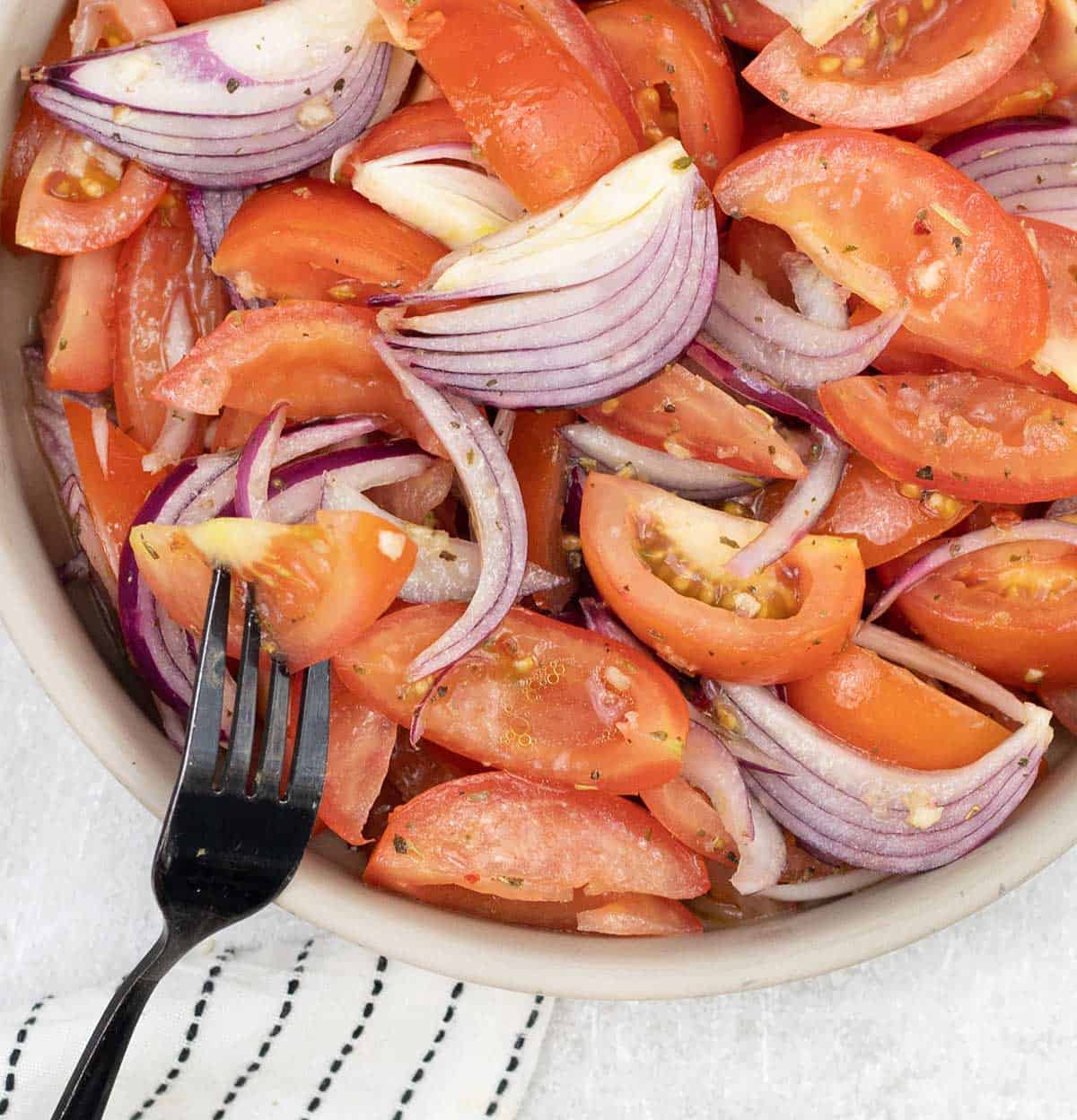 Italian Tomato And Onion Salad