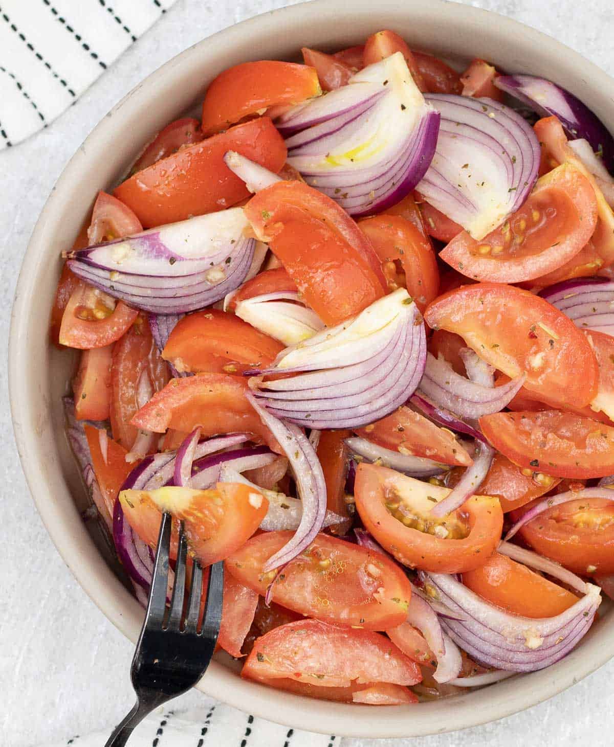 Italian Tomato And Onion Salad