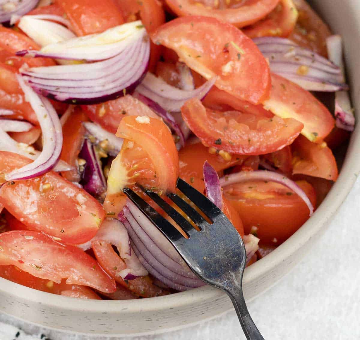 Italian Tomato And Onion Salad