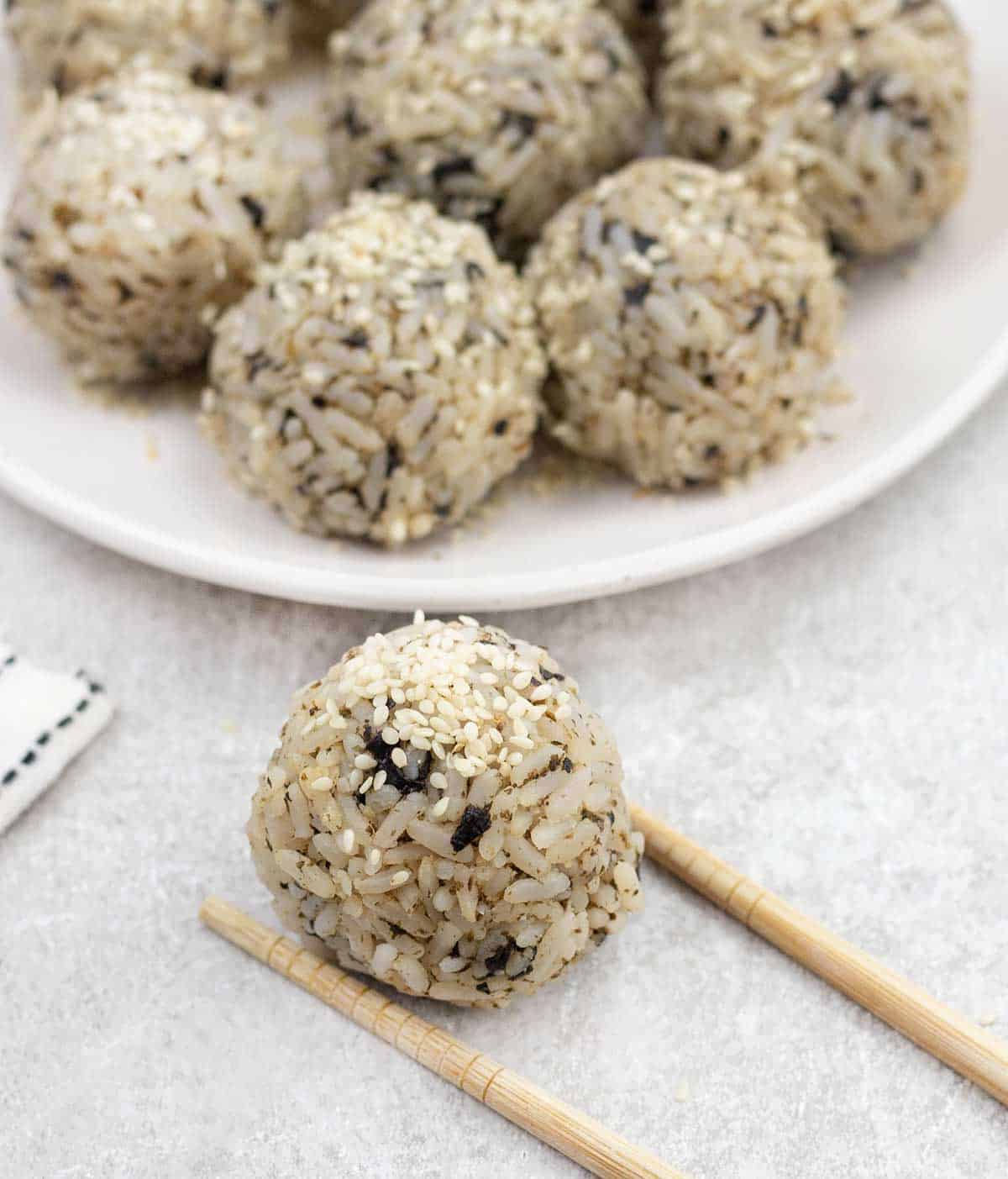 Korean Seaweed Rice Balls