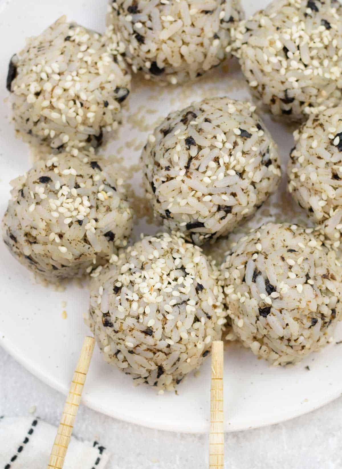 Korean Seaweed Rice Balls