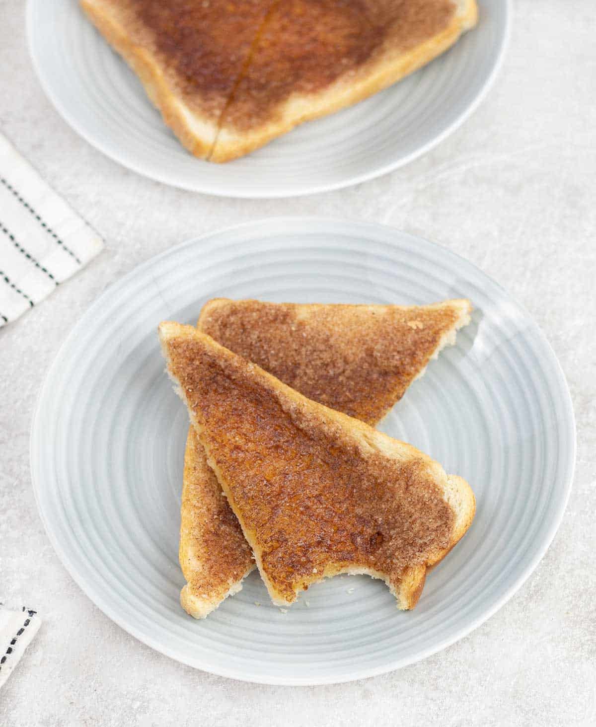Cinnamon Toast in a plate