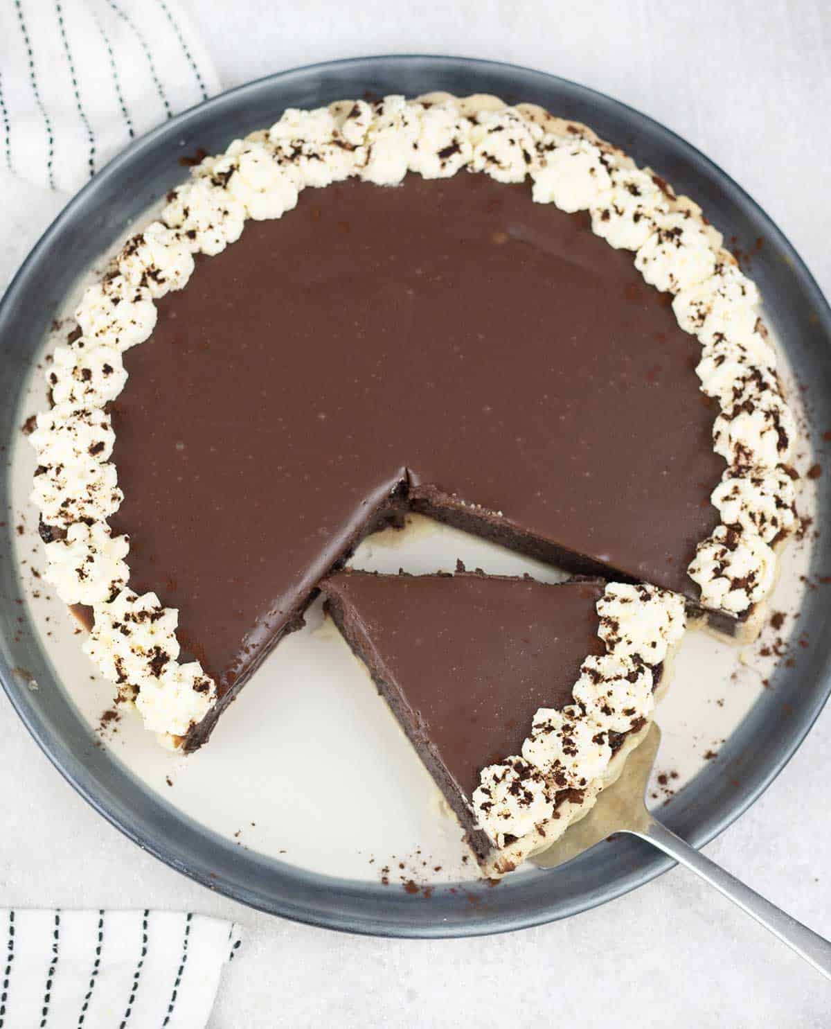 cut the Chocolate Buttermilk Pie