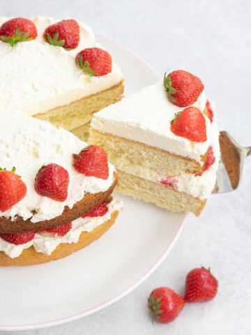 Strawberry Sponge Cake