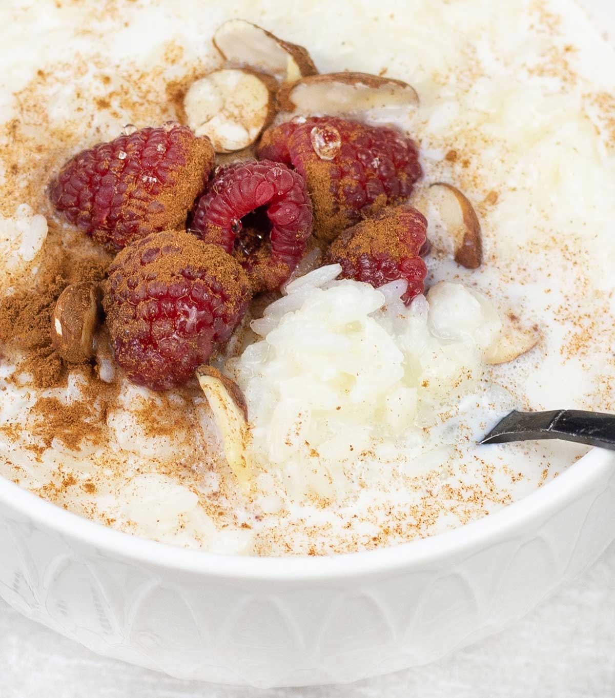 a spoonful of Sweet Rice Porridge