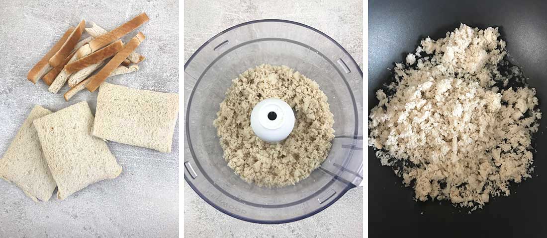 How to make homemade breadcrumbs.