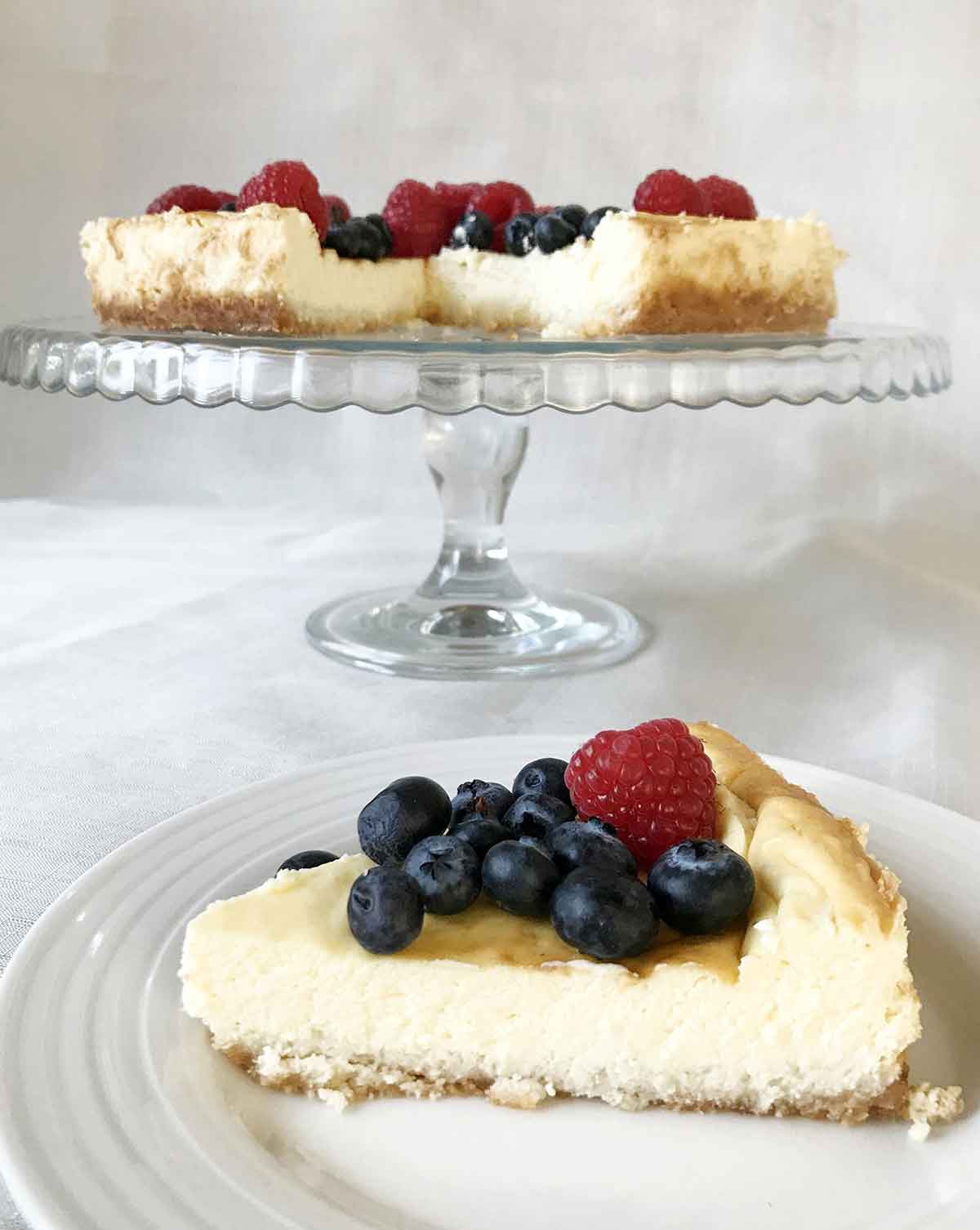 Philadelphia sugar free cheesecake slice.