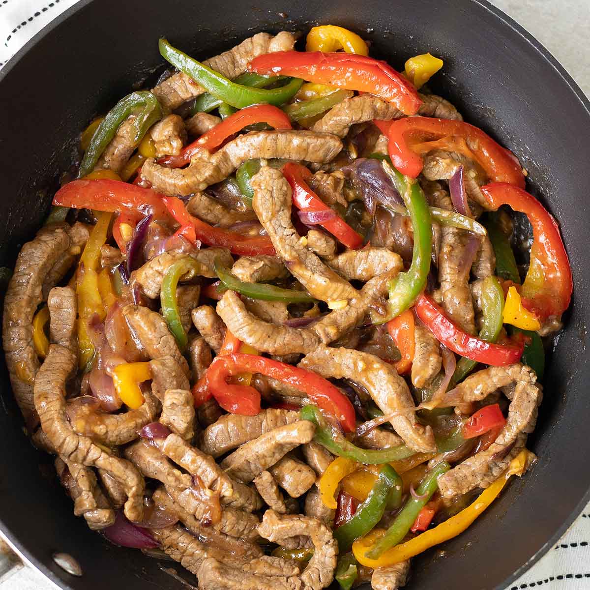 Black Pepper Beef Stir Fry - Healthy Life Trainer