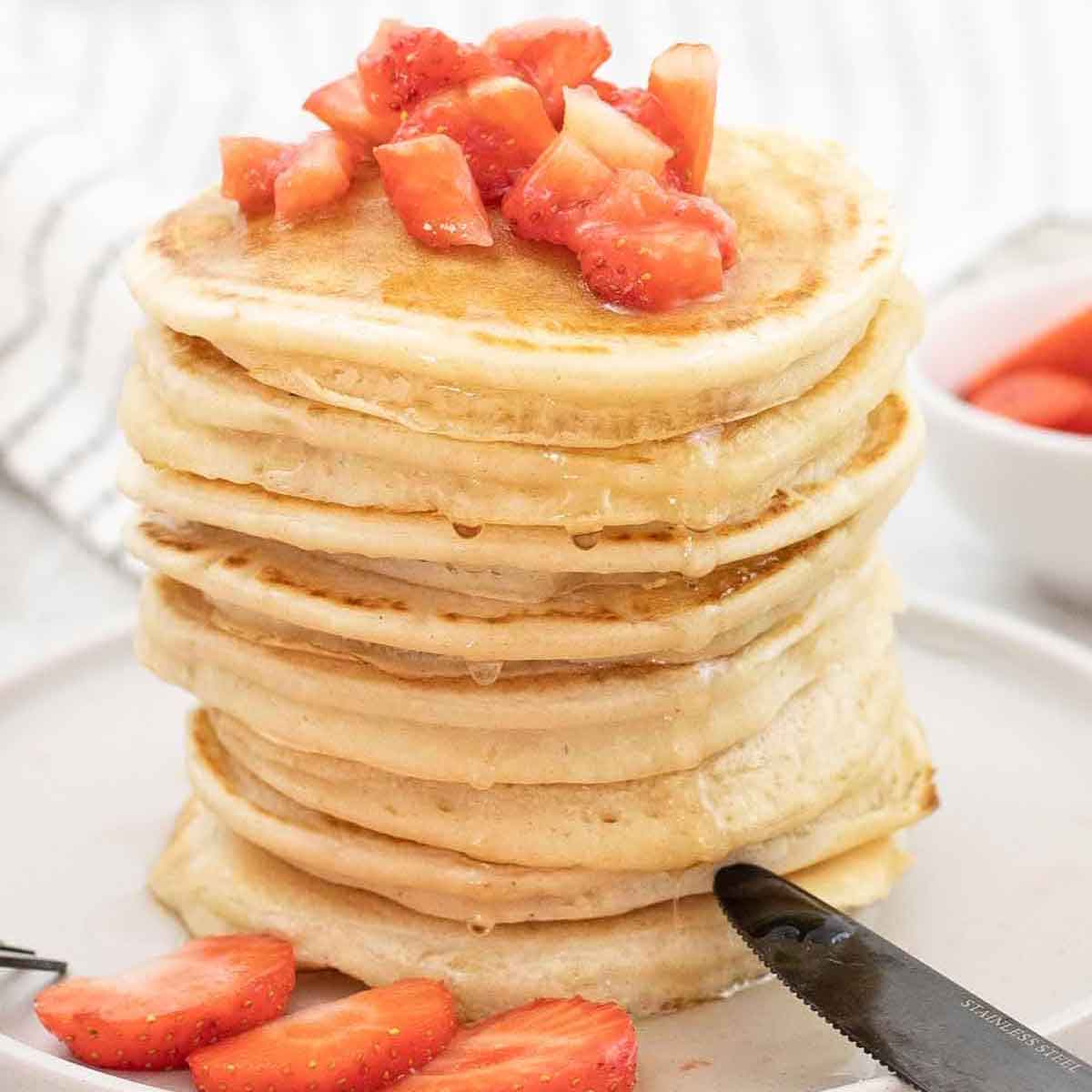 Easy Almond Milk Pancakes - Healthy Life Trainer