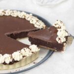 Chocolate Buttermilk Pie slice.