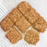 Maple Syrup Flapjacks on the table.