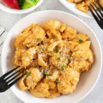 Sweet Potato Pasta in a bowl.