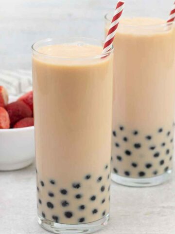 Strawberry Milk Tea.