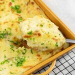 Cheesy Garlic Mashed Potatoes.