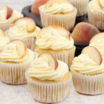 Peach cupcakes.