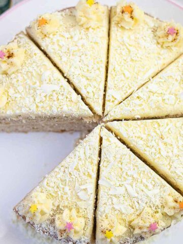 eggnog cake.
