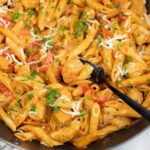 BBQ chicken pasta.