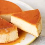 a big slice of Crème Caramel.