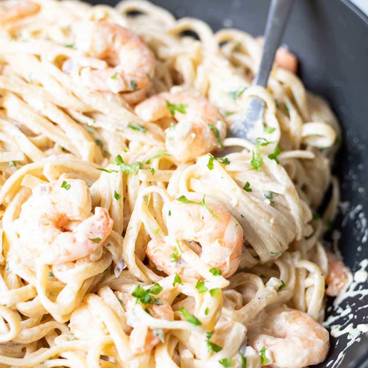 Creamy Garlic Butter Shrimp Pasta-image