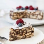 Lazy Cake (no bake chocolate biscuit cake).