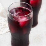Karkade (hibiscus tea).