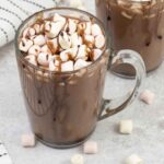 Oat milk hot chocolate.