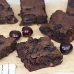 cocoa cherry brownies.