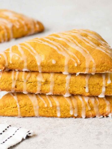 pumpkin spice scones.