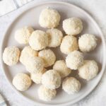 coconut white chocolate truffles.